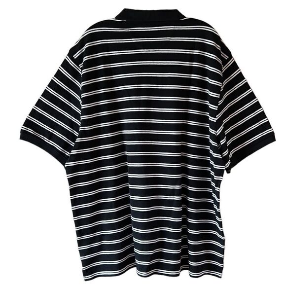 NEW Amazon Essentials Black And White Polo Shirt - Picture 5 of 5